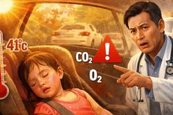Sau vụ bé gái 2 tuổi tử vong nghi bị bỏ quên, bác sĩ cảnh báo ô tô có thể thành 'lò nướng di động'