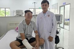 Người đàn ông 37 tuổi suýt mất bàn tay phải do tai nạn hy hữu tại nhà