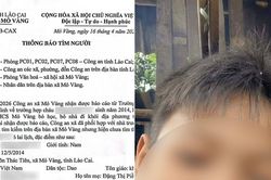 Bé trai mất tích sau khi bị bố đánh, lãnh đạo xã tiết lộ chi tiết khó tin