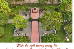 Vinh dự ngôi trường mang tên người anh cả Quân đội nhân dân Việt Nam