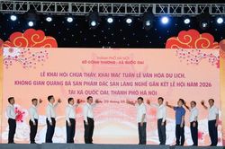 Khai mạc Lễ hội Chùa Thầy 2026 và Tuần lễ văn hóa - du lịch