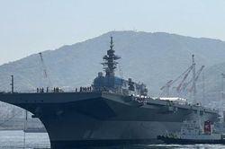 Nhật Bản hạ thủy tàu sân bay thứ 2 có khả năng mang tiêm kích F-35B