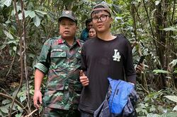 Thiết bị cầm tay của Trung úy quân đội cứu sống nam sinh 19 tuổi lạc ở rừng Tam Đảo