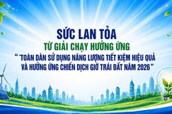 Sức lan tỏa từ Giải chạy hưởng ứng ' Toàn dân sử dụng năng lượng tiết kiệm hiệu quả và hưởng ứng Chiến dịch Giờ Trái đất năm 2026'