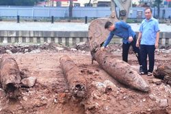 Phát hiện 3 cọc gỗ cổ nghi của trận địa phòng thủ thời Trần trên sông Ninh Bình