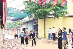 Dân vận khéo trong phong trào hiến đất mở đường