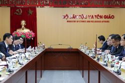 Tăng cường hợp tác Việt Nam - Lào trong công tác dân tộc và tôn giáo
