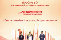 Searefico E&C vươn lên vị trí thứ 3 Top 10 Nhà thầu Cơ điện uy tín năm 2026