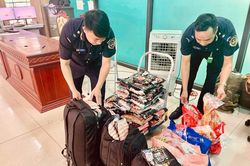 Hải quan phát hiện nhiều vụ vận chuyển thực phẩm không rõ nguồn gốc