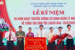 Nghệ An: Kỷ niệm 80 năm Ngày truyền thống công tác dân tộc