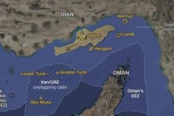 Chuỗi 7 hòn đảo tạo thành 'tuyến phòng thủ chính' của Iran ở Hormuz