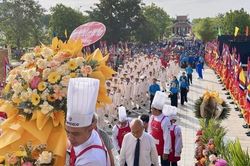 Cần Thơ: Không khí trang nghiêm dâng lễ Giỗ Tổ tại đền thờ Vua Hùng
