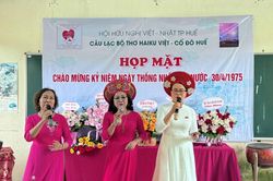 Giao lưu thơ Haiku mừng ngày non sông thống nhất