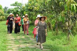 Phiên chợ quê 'Mì xưa mì sớm' tái hiện sinh động đời sống làng quê Việt Nam.