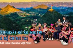 Phát dương văn hóa các dân tộc thiểu số từ Nghị quyết số 80-NQ/TW