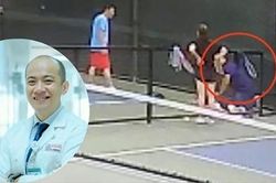 Nghẹt thở giây phút nam bác sĩ cứu người đàn ông ngưng tim trên sân pickleball