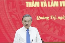 Tổng Bí thư, Chủ tịch nước Tô Lâm: Quảng Trị cần tái định vị không gian phát triển với chiến lược 'vươn Đông, tỏa Tây'