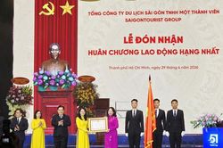 Saigontourist Group vinh dự đón nhận Huân chương Lao động hạng Nhất