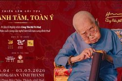 Triển lãm di sản gối tựa cung đình Huế của cố nghệ nhân Công Tôn Nữ Trí Huệ