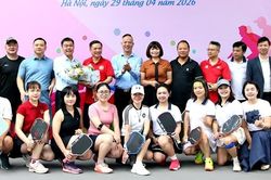 Khởi tranh giải Pickleball kỷ niệm 80 năm Ngày truyền thống công tác dân tộc