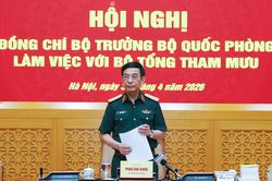 Đại tướng Phan Văn Giang chỉ đạo triển khai tác chiến 'Vòm phòng không bền vững'
