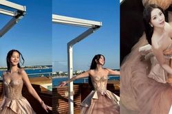 Jisoo (BlackPink) gây sốt tại Cannes với diện mạo lộng lẫy như công chúa