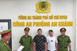 Hai thanh niên đánh nhau gây náo loạn từ việc bóp còi xin vượt gây ồn ào, cả 2 bị bắt giam