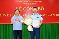Ông Nguyễn Trung Tiến giữ chức Chi cục trưởng Chi cục Quản lý thị trường tỉnh An Giang