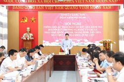 Thông qua dự thảo báo cáo kết quả kiểm tra đối với đảng ủy một số xã
