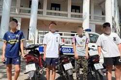 Xử phạt gần 50 triệu đồng nhóm thanh thiếu niên 'đánh võng' trên QL1A