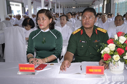 An Giang: Khai giảng lớp bồi dưỡng kiến thức quốc ph&ograve;ng v&agrave; an ninh cho chức sắc, chức việc năm 2026