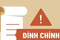 Thông tin cải chính, xin lỗi