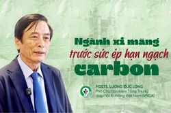Ng&agrave;nh xi măng trước sức &eacute;p hạn ngạch carbon
