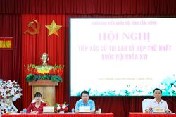 Cử tri Nam Thành kiến nghị các vấn đề về giá vật liệu tăng, nông nghiệp và an sinh còn vướng
