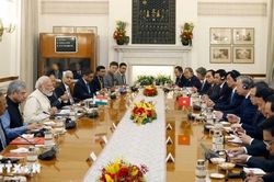 Tổng Bí thư, Chủ tịch nước Tô Lâm hội đàm với Thủ tướng Ấn Độ Narendra Modi