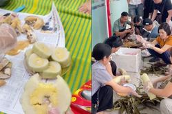 Gia đình 39 người ở Bắc Ninh đem bánh chưng, gà luộc, 20kg hoa quả đi du lịch