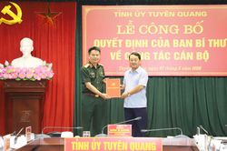 Công bố Quyết định của Ban Bí thư về công tác cán bộ