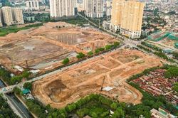 Hồ điều hòa Mễ Trì - Đồng Bông 2 gấp rút về đích trước mùa mưa