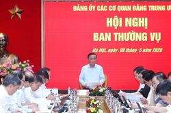 Thường trực Ban Bí thư chủ trì Hội nghị Ban Thường vụ Đảng ủy cơ quan Đảng TW