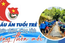 Dấu ấn tuổi trẻ trên những công trình nông thôn mới