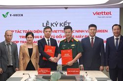 V-Green và Viettel triển khai 6.000 tủ đổi pin xe máy điện ở Bắc Ninh