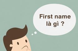 First Name là gì? Cách điền họ tên chuẩn xác trong tiếng Anh năm 2026