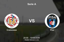 Nhận định Cremonese vs Pisa - Serie A: Đại chiến sinh tử ở nhóm cuối bảng