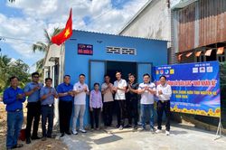 Đoàn xã Cam Lâm bàn giao 'Nhà nhân ái' cho gia đình có hoàn cảnh khó khăn