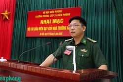 Trường Trung cấp 24 Biên phòng: Khai mạc Hội thi Giáo viên dạy giỏi năm 2026