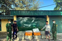 Phát hiện một bè mảng vận chuyển lượng lớn thực phẩm không rõ nguồn gốc
