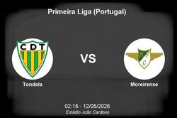 Nhận định Tondela vs Moreirense - Vòng 33 Primeira Liga