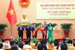 Hà Nội bầu thêm 2 Phó Chủ tịch UBND thành phố