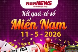 XSMN 11/5 - Trực tiếp kết quả xổ số miền Nam hôm nay 11/5/2026