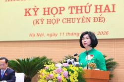 Phát biểu khai mạc kỳ họp thứ hai của Chủ tịch HĐND thành phố Hà Nội Phùng Thị Hồng Hà